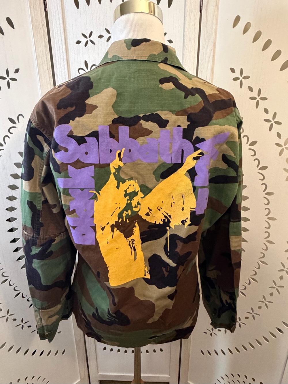 People of Leisure Black Sabbath One of A Kind Camo Jacket